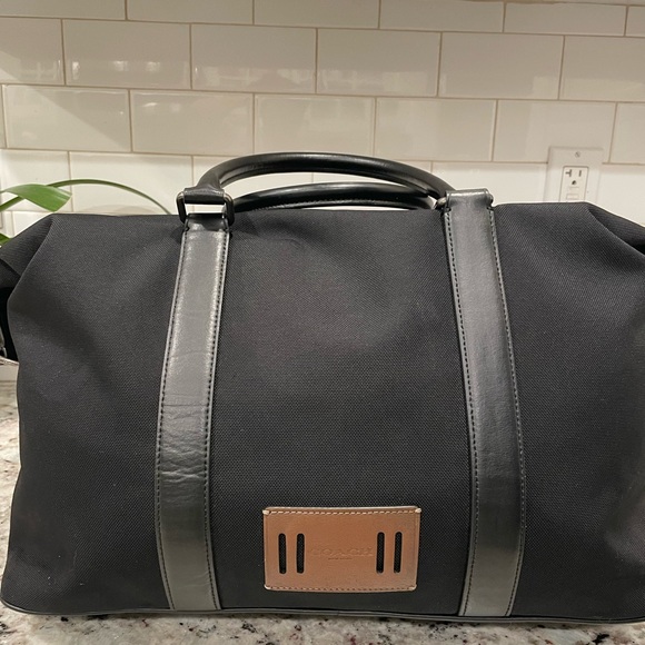 Coach black unisex duffle bag - Picture 1 of 16